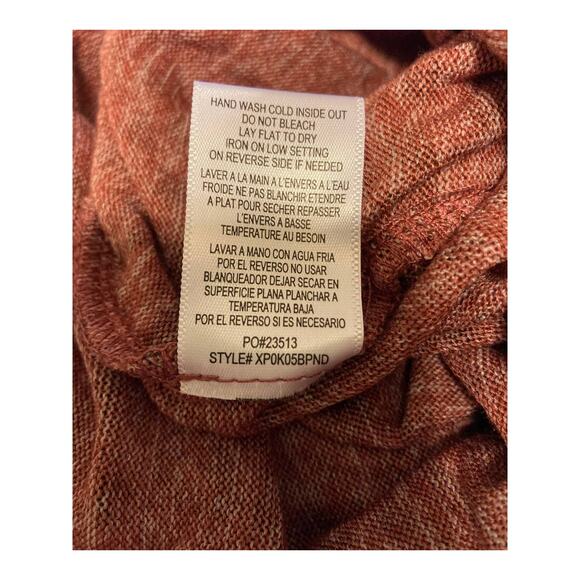 Bobeau Women's Pull On Cozy Jogger Lounge Pants 1X Withered Rose Leopard NWT - Picture 5 of 5